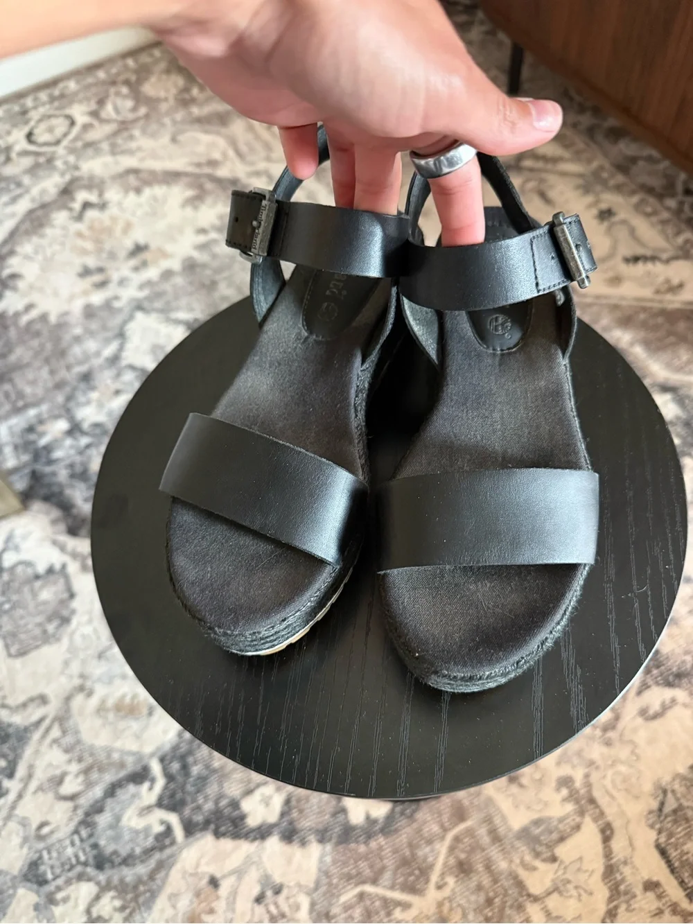 Timberland Women's Santorini Sun Ankle Strap Leather Sandals SZ 6